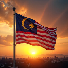 Wall Mural - Flag of Malaysia