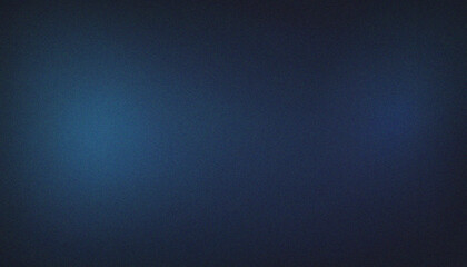 Wall Mural - deep navy blue, midnight blue blurry glittering bokeh background. dynamic grainy gradient featuring 