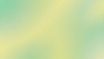 Wall Mural - grainy background mint green, light lemon yellow. retro grainy backdrop featuring bold grainy wave e