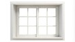 © Songpon - White window frame with leading lines isolated on white background