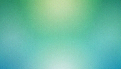 Wall Mural - green, cyan colors flow grainy texture gradient background abstract wave music cover banner design. 