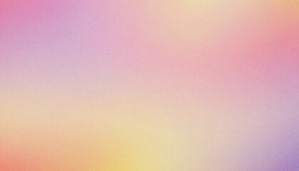 Wall Mural - light lemon yellow, coral pink, lavender blush gradient background grainy glowing and backdrop noise