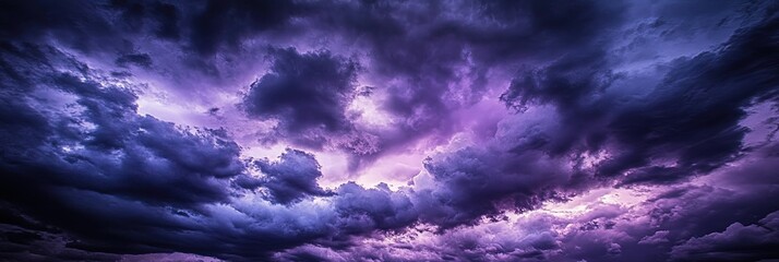 cloudy purple sky