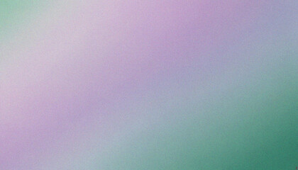 Wall Mural - pale lilac, emerald green grainy gradient background glowing backdrop. smooth texture gradient for a