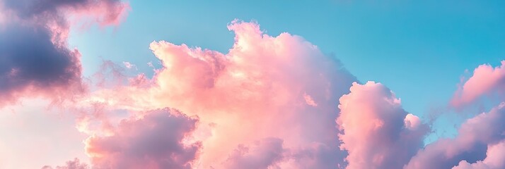 pink and blue sky