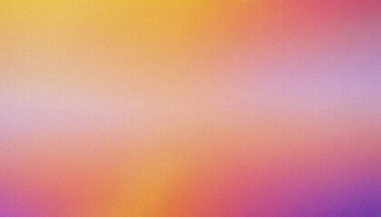 Wall Mural - yellow, orange, purple pastel grainy gradient blurred background abstract header poster banner desig