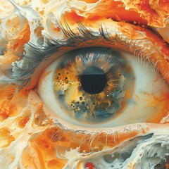 Poster - Abstract Eye: A Journey into the Depths of Perception