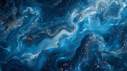 Wall Mural - blue marble background