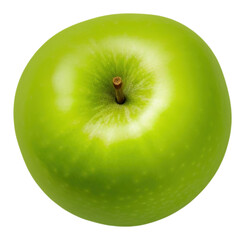 Poster - PNG A mini green apple fruit plant food.