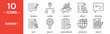 © Raw - Survey Icon Set Featuring Feedback, Inquiry, Audit, and Marketing Symbols