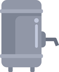 Wall Mural - Illustration of a home water heater, a device that heats and stores water for residential use