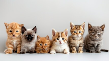 Sticker - Adorable Kittens Lineup