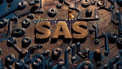 SAS Technology Visualization on Circuit Board