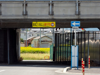 Wall Mural - 高架道と下道の風景