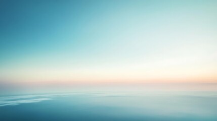 Wall Mural - beautiful seascape with sea and sky at sunset. natural background