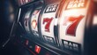 © jirasin - Vibrant Slot Machine with Flashing Lights and Symbols