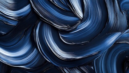 Wall Mural - Abstract Blue Swirls: A Textural Canvas