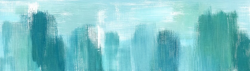 Abstract Teal and White Watercolor Background Texture