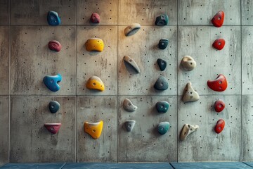 Gym climbing wall