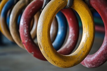 gymnast rings anticipating evolution photo included