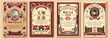 © clasikka - 明治・大正レトロフレームポストカードセット
