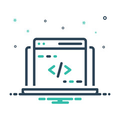 Mix icon for coding