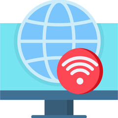 Wall Mural - Network Connection Icon