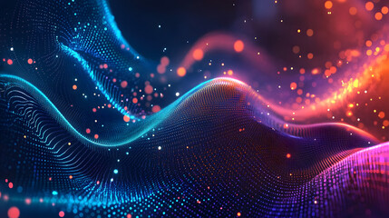 Digital technology background ,Dynamic wave abstract gradient. Digital technology background,. digital futuristic.
