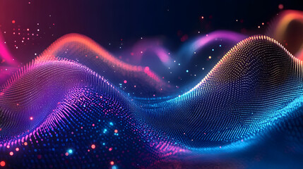 Digital technology background ,Dynamic wave abstract gradient. Digital technology background,. digital futuristic.