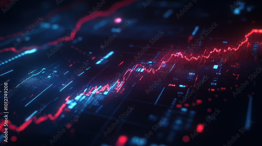 Abstract Digital Chart