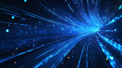 abstract technology background of high speed global data transfer
