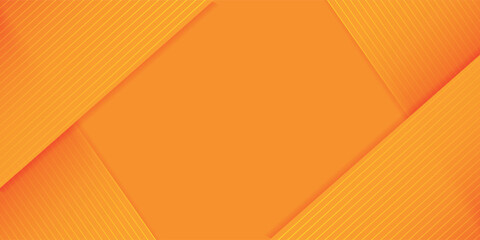 Abstract geometric dark blue and orange square theme overlap background for graphic design.
