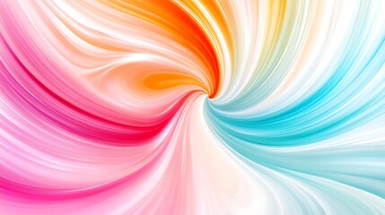 Canvas Print - Abstract Swirling Colorful Background