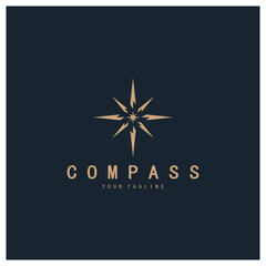 Wall Mural - compass icon isolated on background.modern flat compass pictogram,business,marketing,internet concept.trendy simple vector symbol for websitedesign or button to mobile app.logo illustration.