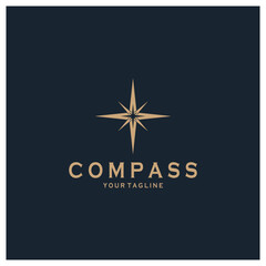 Wall Mural - compass icon isolated on background.modern flat compass pictogram,business,marketing,internet concept.trendy simple vector symbol for websitedesign or button to mobile app.logo illustration.