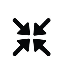 Wall Mural - simple arrow icon