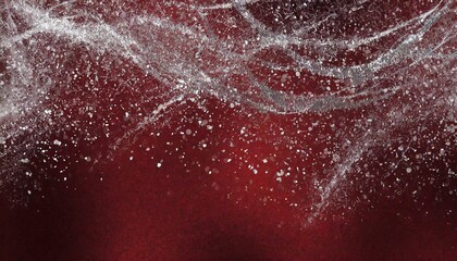 Wall Mural - abstract dark red background with silver dust