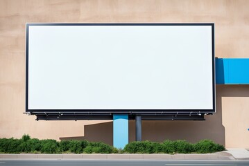 billboard on the street, a large electronic display or billboard mockup