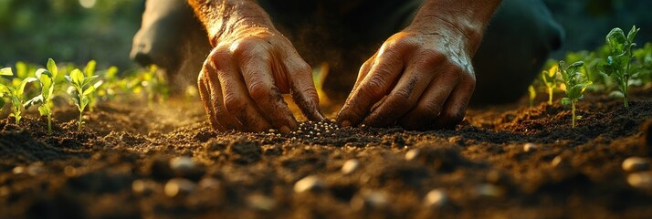 Canvas Print - Planting Seeds