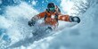 © Alienmarsh - Skiing through fresh powder