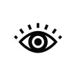 © haris - Eye icon logo design template isolated illustration