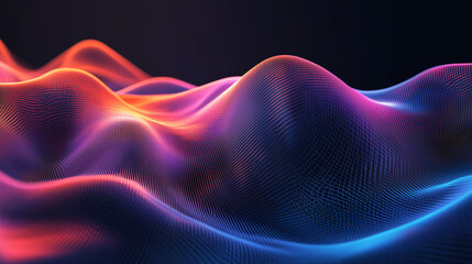 Canvas Print - ultra futurist tech abstract background. generative ai