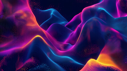 Canvas Print - ultra futurist tech abstract background. generative ai