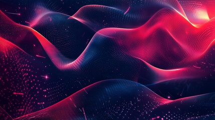 Canvas Print - ultra futurist tech abstract background. generative ai