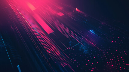 Wall Mural - ultra futurist tech abstract background. generative ai