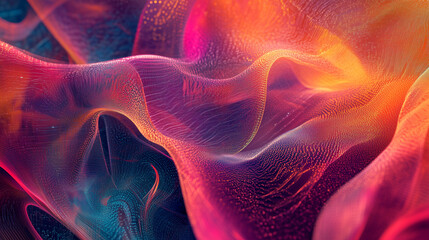 Canvas Print - ultra futurist tech abstract background. generative ai