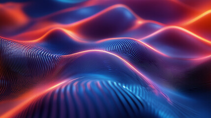 Canvas Print - ultra futurist tech abstract background. generative ai
