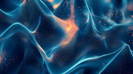 Canvas Print - ultra futurist tech abstract background. generative ai
