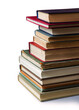 © Marina - Stack of old books. Ancient background