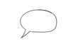 © Koca - hand drawn speech buble. Speech bubbles talk bubbles. AI generated image, ai.